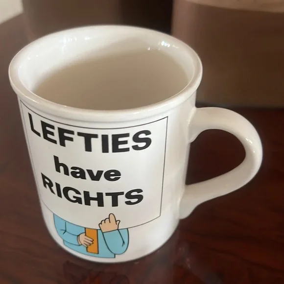 Vintage “Lefties have Rights” Coffee Mug - Picture 4 of 7